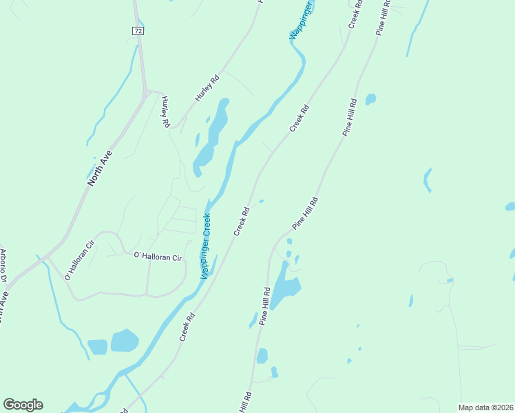 map of restaurants, bars, coffee shops, grocery stores, and more near 392 Creek Road in Pleasant Valley