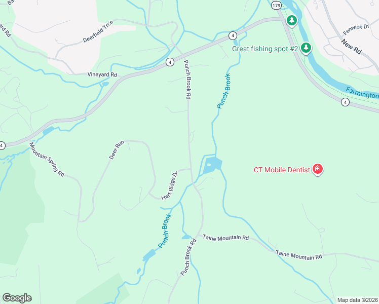 map of restaurants, bars, coffee shops, grocery stores, and more near 37 Punch Brook Rd in Burlington