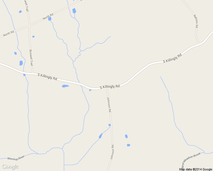 map of restaurants, bars, coffee shops, grocery stores, and more near 103 South Killingly Road in Foster