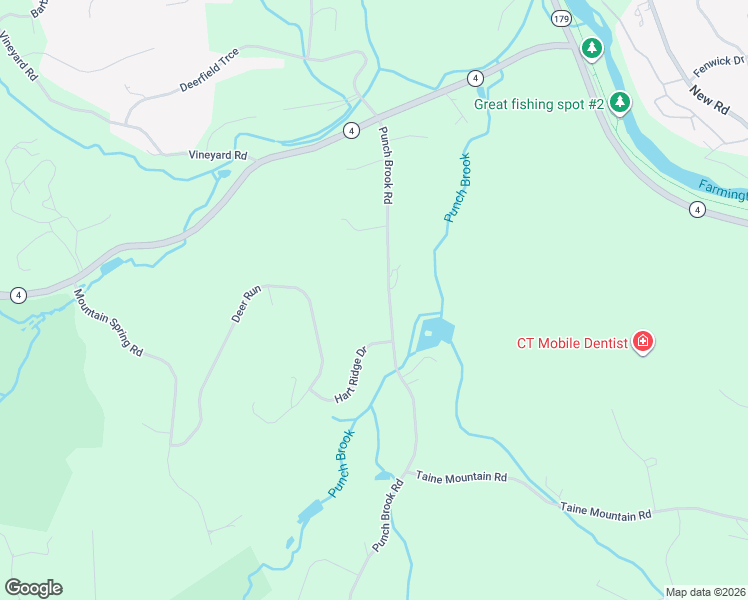 map of restaurants, bars, coffee shops, grocery stores, and more near 37 Punch Brook Road in Burlington