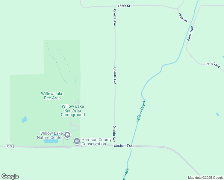 map of restaurants, bars, coffee shops, grocery stores, and more near 1613 Oneida Avenue in Woodbine