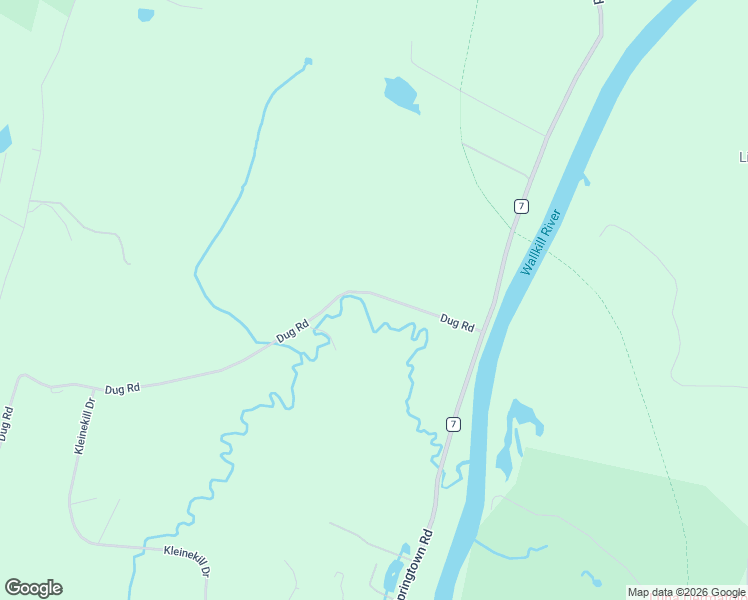 map of restaurants, bars, coffee shops, grocery stores, and more near 28 Dug Road in New Paltz