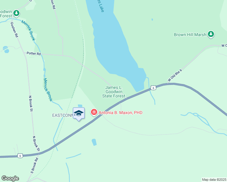 map of restaurants, bars, coffee shops, grocery stores, and more near 23 Potter Road in Hampton