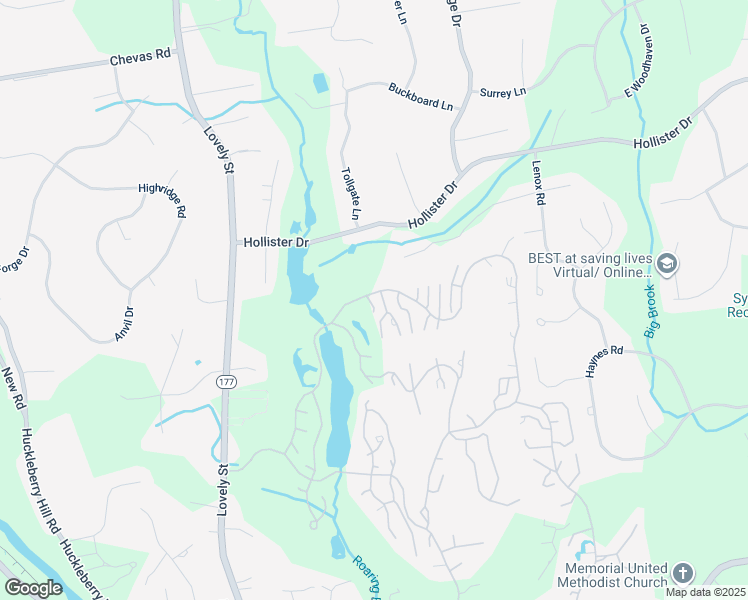 map of restaurants, bars, coffee shops, grocery stores, and more near 2 Racebrook Lane in Avon