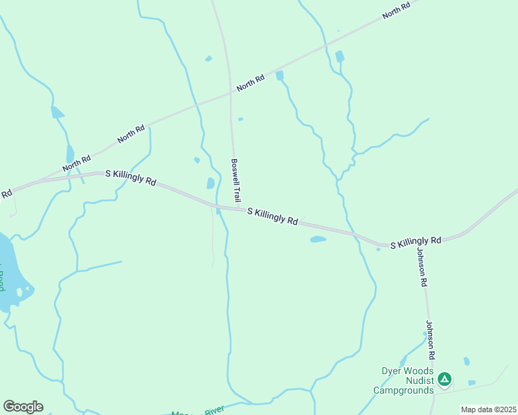 map of restaurants, bars, coffee shops, grocery stores, and more near 114 South Killingly Road in Foster