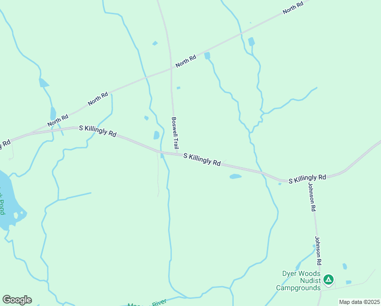 map of restaurants, bars, coffee shops, grocery stores, and more near 114 South Killingly Road in Foster