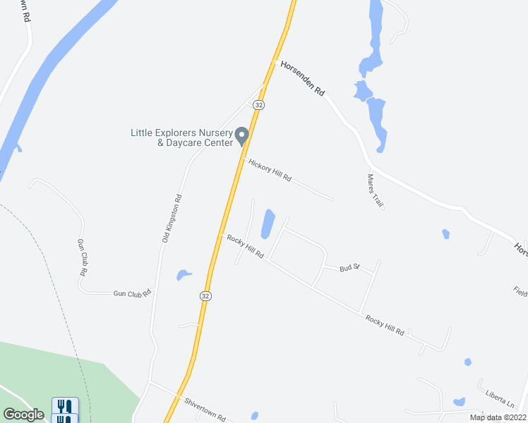 map of restaurants, bars, coffee shops, grocery stores, and more near 8 Mountain View Place North in New Paltz