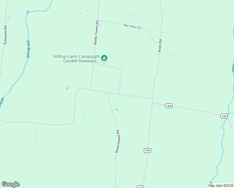 map of restaurants, bars, coffee shops, grocery stores, and more near 440 Beechwoods Road in Callicoon