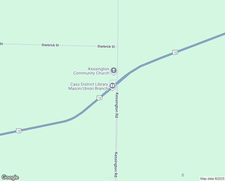 map of restaurants, bars, coffee shops, grocery stores, and more near 17049 U.S. 12 in Edwardsburg