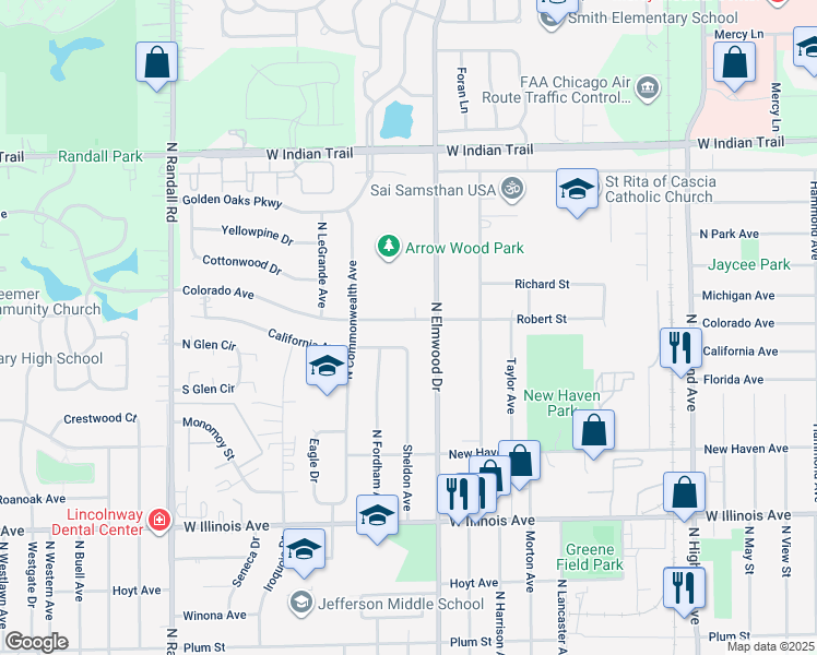 1038 Colorado Avenue, Aurora IL Walk Score