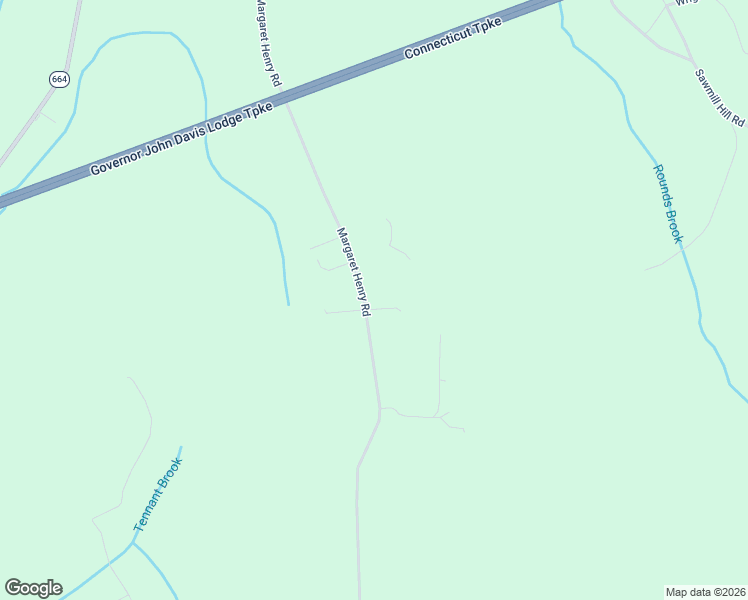 map of restaurants, bars, coffee shops, grocery stores, and more near 244 Margaret Henry Road in Killingly