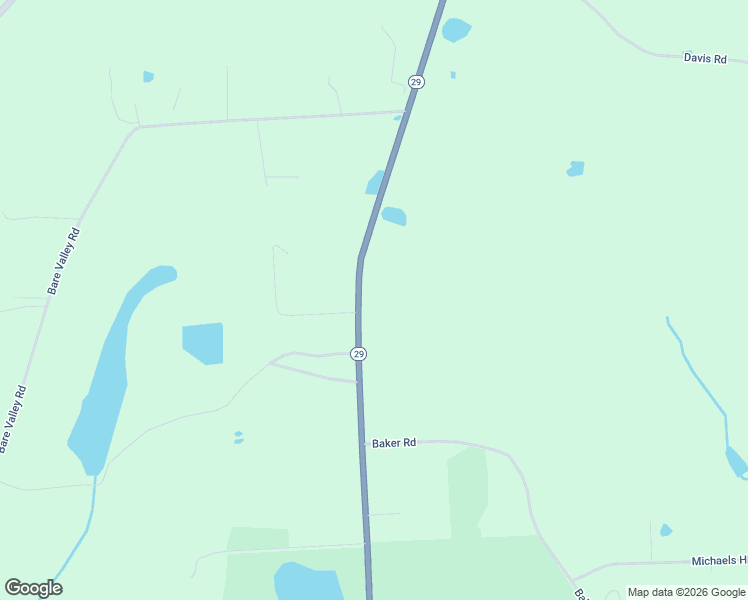 map of restaurants, bars, coffee shops, grocery stores, and more near 9564 Pennsylvania 29 in Montrose