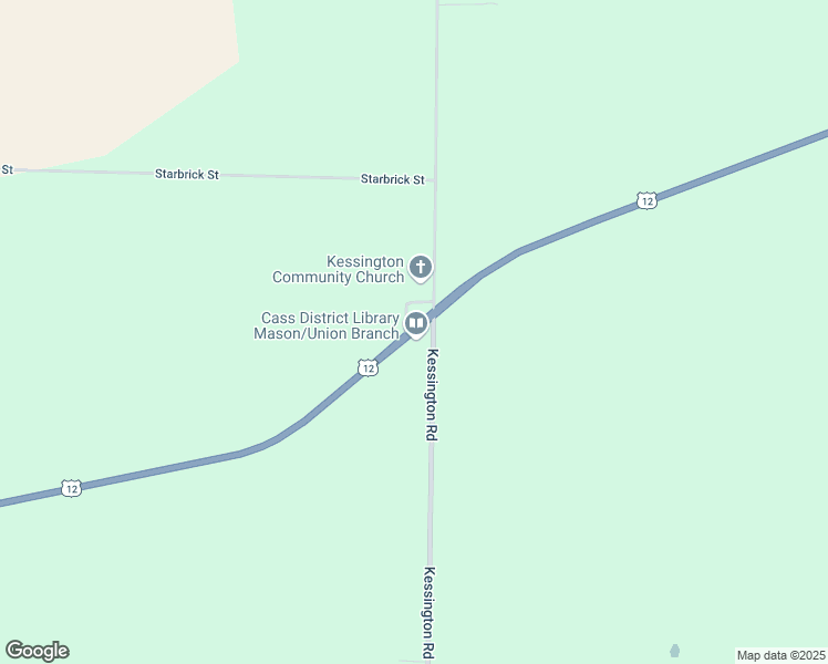 map of restaurants, bars, coffee shops, grocery stores, and more near 17049 U.S. 12 in Edwardsburg