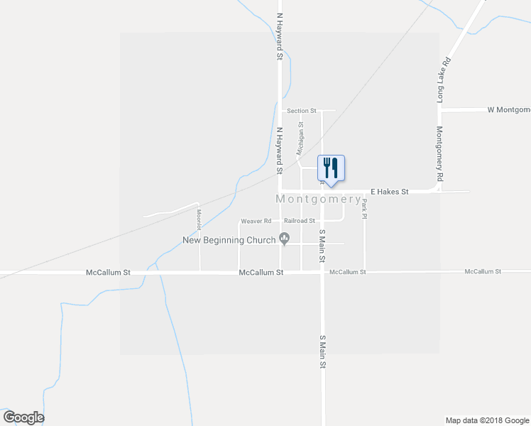 map of restaurants, bars, coffee shops, grocery stores, and more near 308 Railroad Street in Montgomery