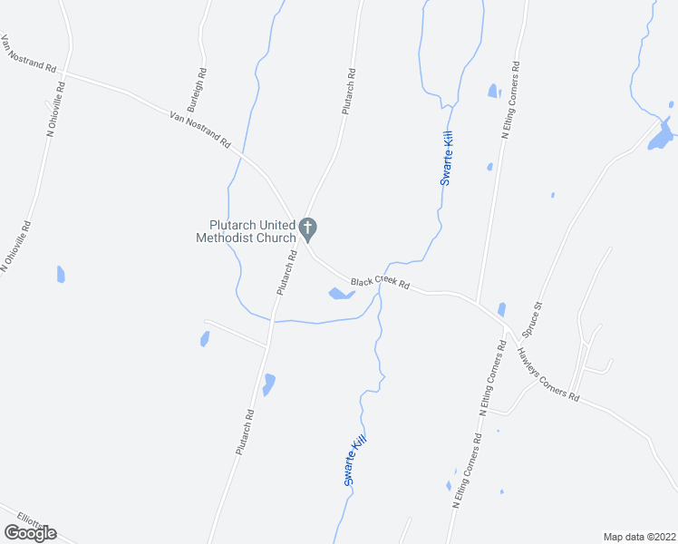 map of restaurants, bars, coffee shops, grocery stores, and more near 30 Black Creek Road in Highland