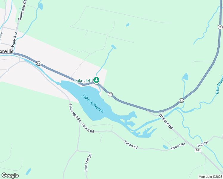 map of restaurants, bars, coffee shops, grocery stores, and more near 4676 New York 52 in Jeffersonville