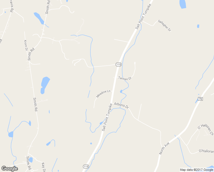 map of restaurants, bars, coffee shops, grocery stores, and more near 6 Meadow Lane in Pleasant Valley