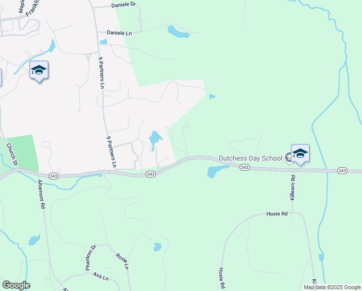 map of restaurants, bars, coffee shops, grocery stores, and more near 26 Lakeview Drive in Millbrook