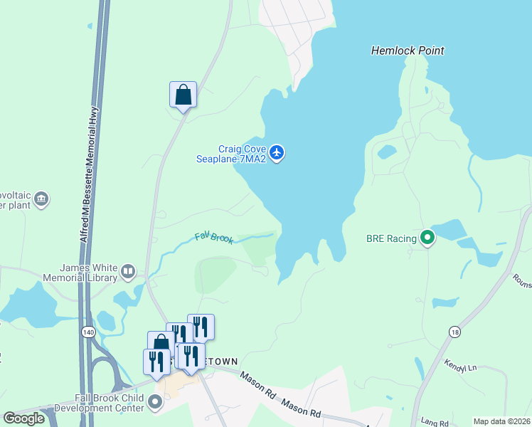map of restaurants, bars, coffee shops, grocery stores, and more near 7 Pickens Avenue in Freetown
