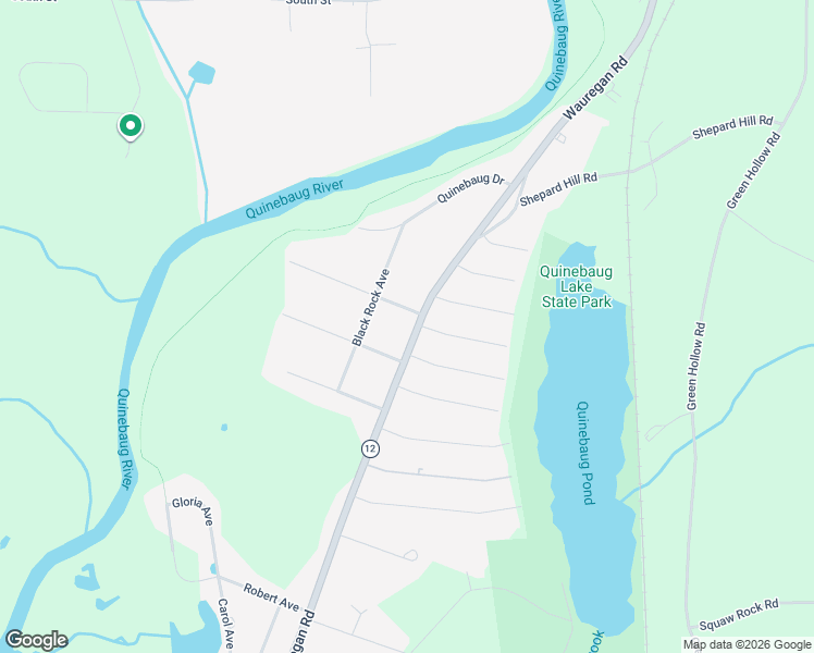 map of restaurants, bars, coffee shops, grocery stores, and more near 13 Edwardsen Street in Killingly