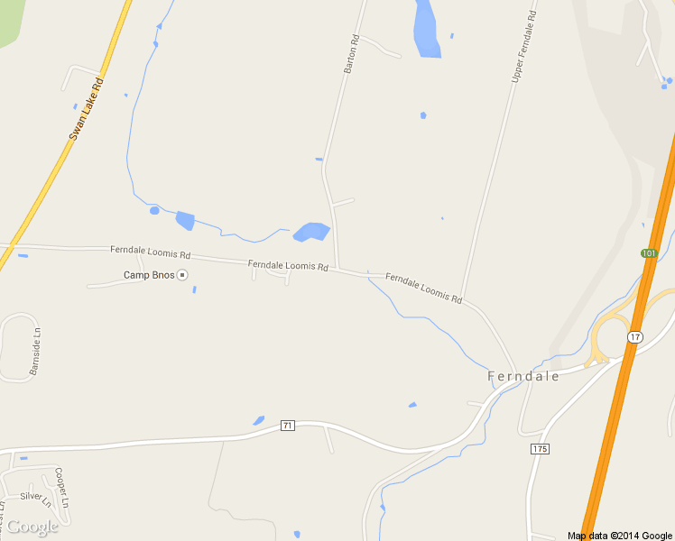 map of restaurants, bars, coffee shops, grocery stores, and more near 431 Ferndale Loomis Road in Liberty