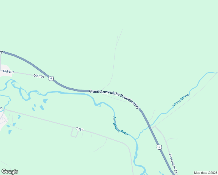map of restaurants, bars, coffee shops, grocery stores, and more near Fox Hollow Road in Roulette