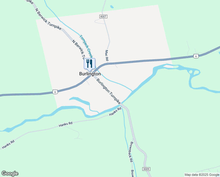 map of restaurants, bars, coffee shops, grocery stores, and more near 88 Burlington Turnpike in Burlington