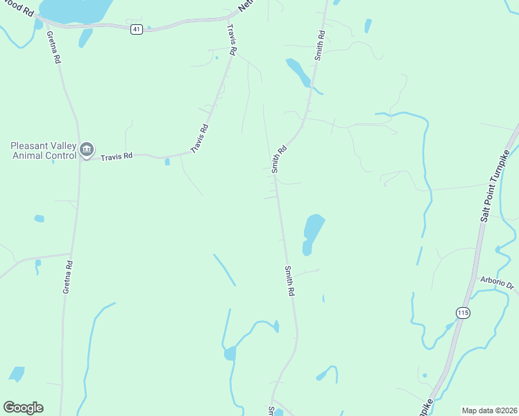 map of restaurants, bars, coffee shops, grocery stores, and more near 267 Smith Road in Pleasant Valley