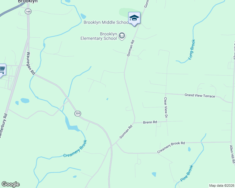 map of restaurants, bars, coffee shops, grocery stores, and more near 215 Gorman Road in Brooklyn