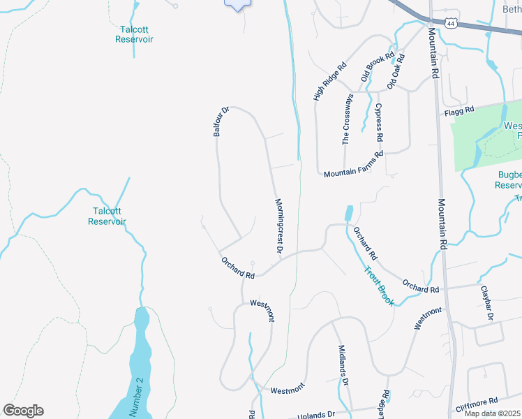 map of restaurants, bars, coffee shops, grocery stores, and more near 33 Rushleigh Road in West Hartford