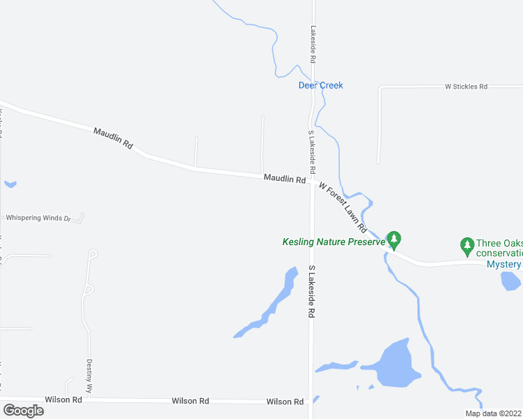 map of restaurants, bars, coffee shops, grocery stores, and more near 9000 Maudlin Road in New Buffalo