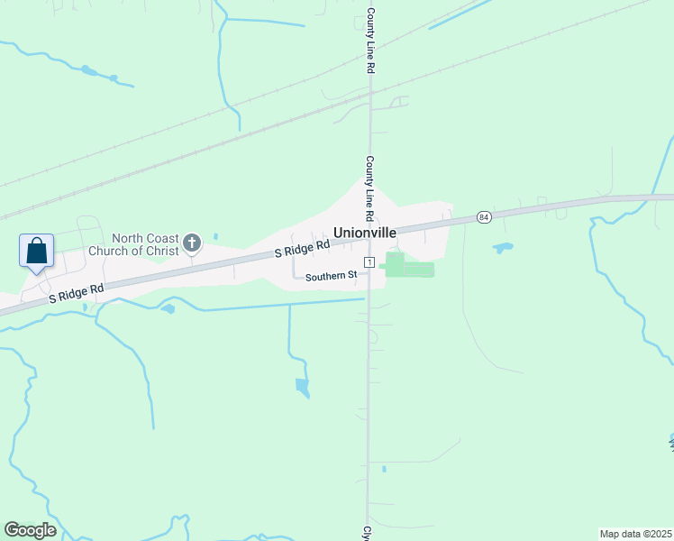 map of restaurants, bars, coffee shops, grocery stores, and more near 7894 South Ridge Road in Madison