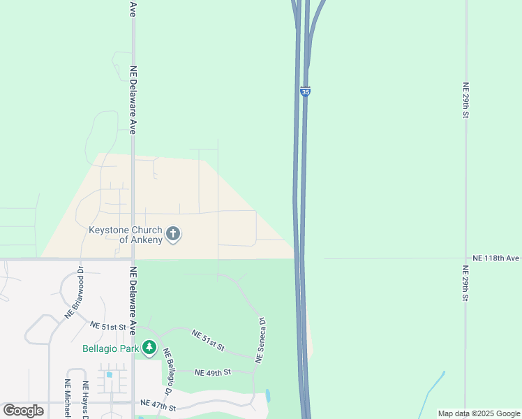 map of restaurants, bars, coffee shops, grocery stores, and more near 12023 Northeast 22nd Street in Ankeny