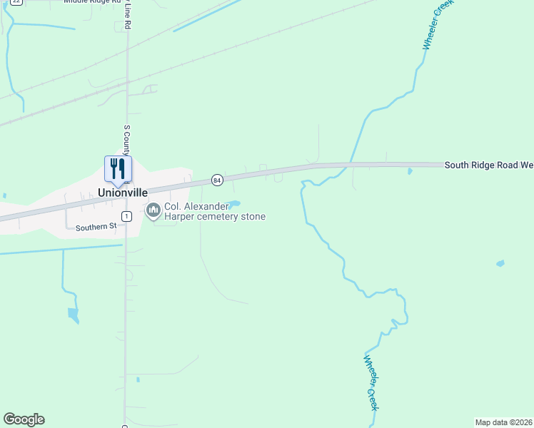 map of restaurants, bars, coffee shops, grocery stores, and more near 6656 South Ridge Road West in Geneva