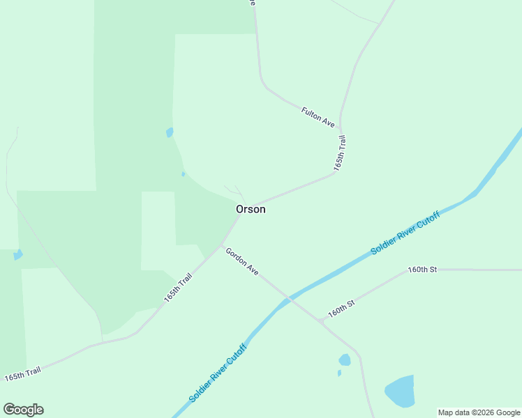 map of restaurants, bars, coffee shops, grocery stores, and more near 1704 165th Trail in Mondamin