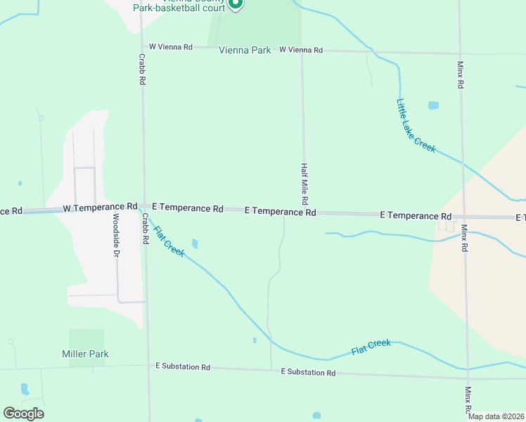 map of restaurants, bars, coffee shops, grocery stores, and more near 321 East Temperance Road in Temperance