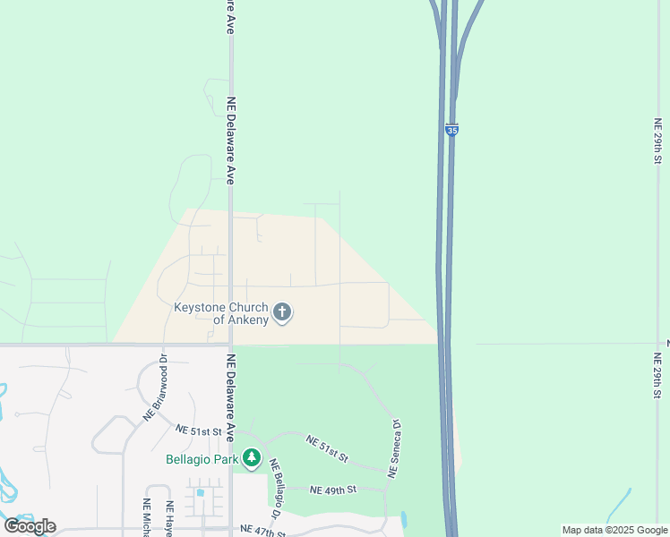 map of restaurants, bars, coffee shops, grocery stores, and more near 12023 Northeast 22nd Street in Ankeny