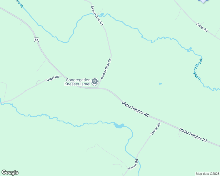 map of restaurants, bars, coffee shops, grocery stores, and more near 1732 Ulster Heights Road in Ellenville