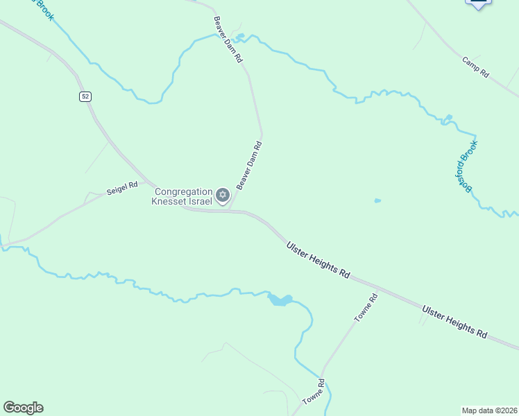 map of restaurants, bars, coffee shops, grocery stores, and more near 1732 Ulster Heights Road in Ellenville