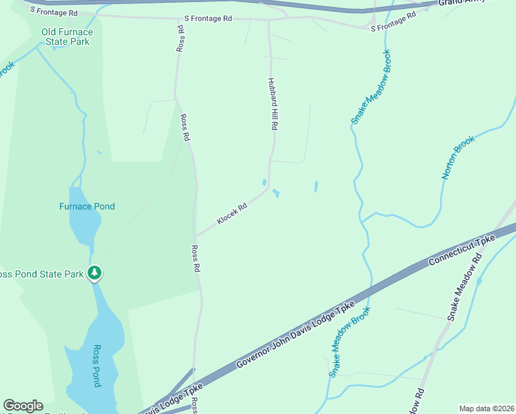 map of restaurants, bars, coffee shops, grocery stores, and more near 25 Klocek Road in Killingly