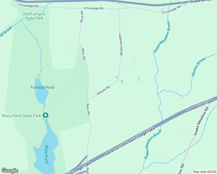 map of restaurants, bars, coffee shops, grocery stores, and more near 25 Klocek Road in Killingly