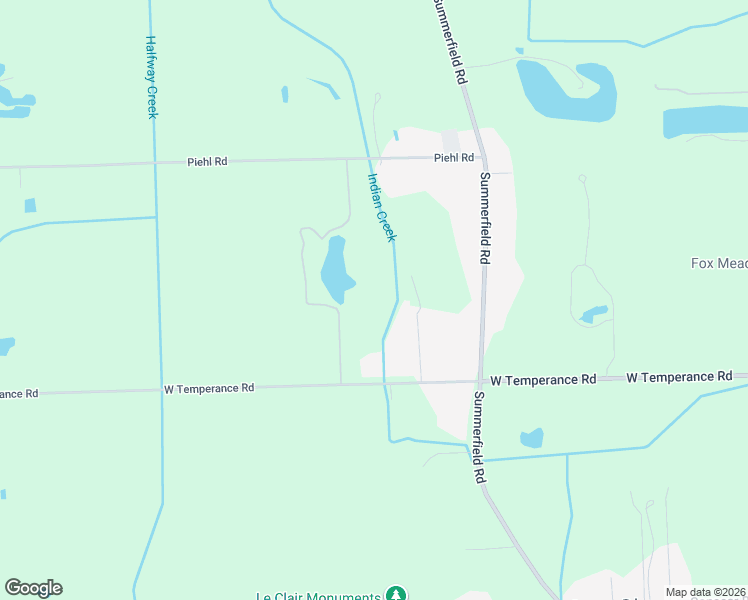 map of restaurants, bars, coffee shops, grocery stores, and more near 4208 West Temperance Road in Ottawa Lake