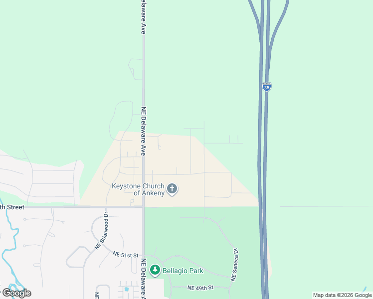 map of restaurants, bars, coffee shops, grocery stores, and more near 12023 Northeast 22nd Street in Ankeny