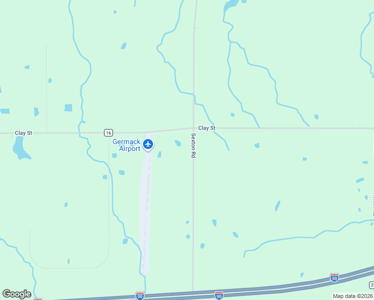 map of restaurants, bars, coffee shops, grocery stores, and more near 2073 Sexton Road in Austinburg