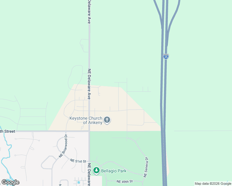 map of restaurants, bars, coffee shops, grocery stores, and more near 12023 Northeast 22nd Street in Ankeny