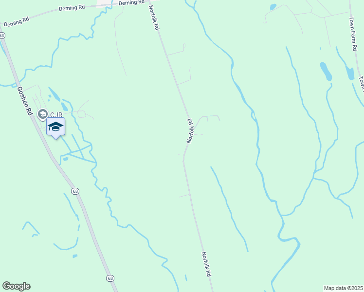 map of restaurants, bars, coffee shops, grocery stores, and more near 255 Norfolk Road in Litchfield