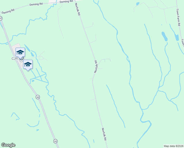 map of restaurants, bars, coffee shops, grocery stores, and more near 255 Norfolk Road in Litchfield