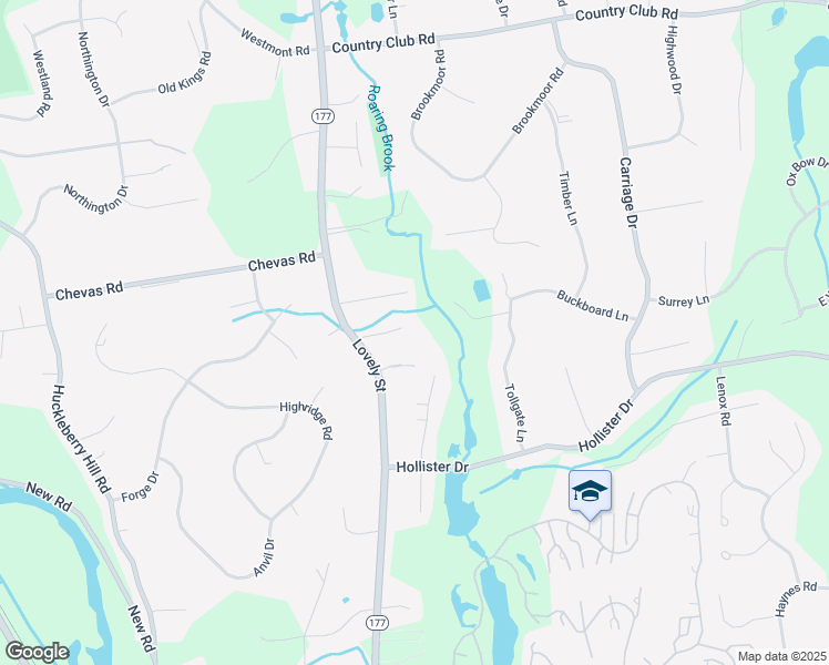 map of restaurants, bars, coffee shops, grocery stores, and more near 24 Yorkshire Lane in Avon