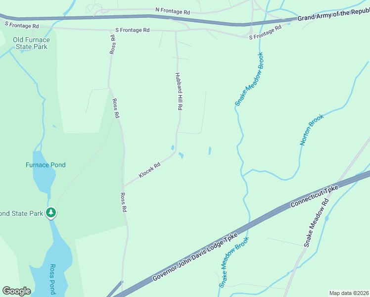 map of restaurants, bars, coffee shops, grocery stores, and more near 100 Hubbard Hill Road in Killingly