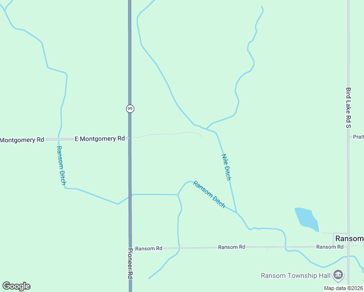 map of restaurants, bars, coffee shops, grocery stores, and more near 10125 Pioneer Road in Hillsdale